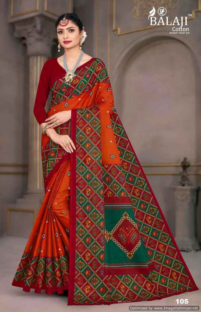 Mysore Masleen Vol 1 By Balaji Printed Cotton Sarees Wholesale Shop In Surat